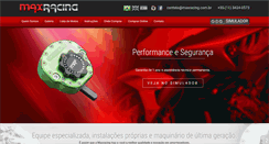 Desktop Screenshot of maxracing.com.br