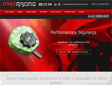 Tablet Screenshot of maxracing.com.br